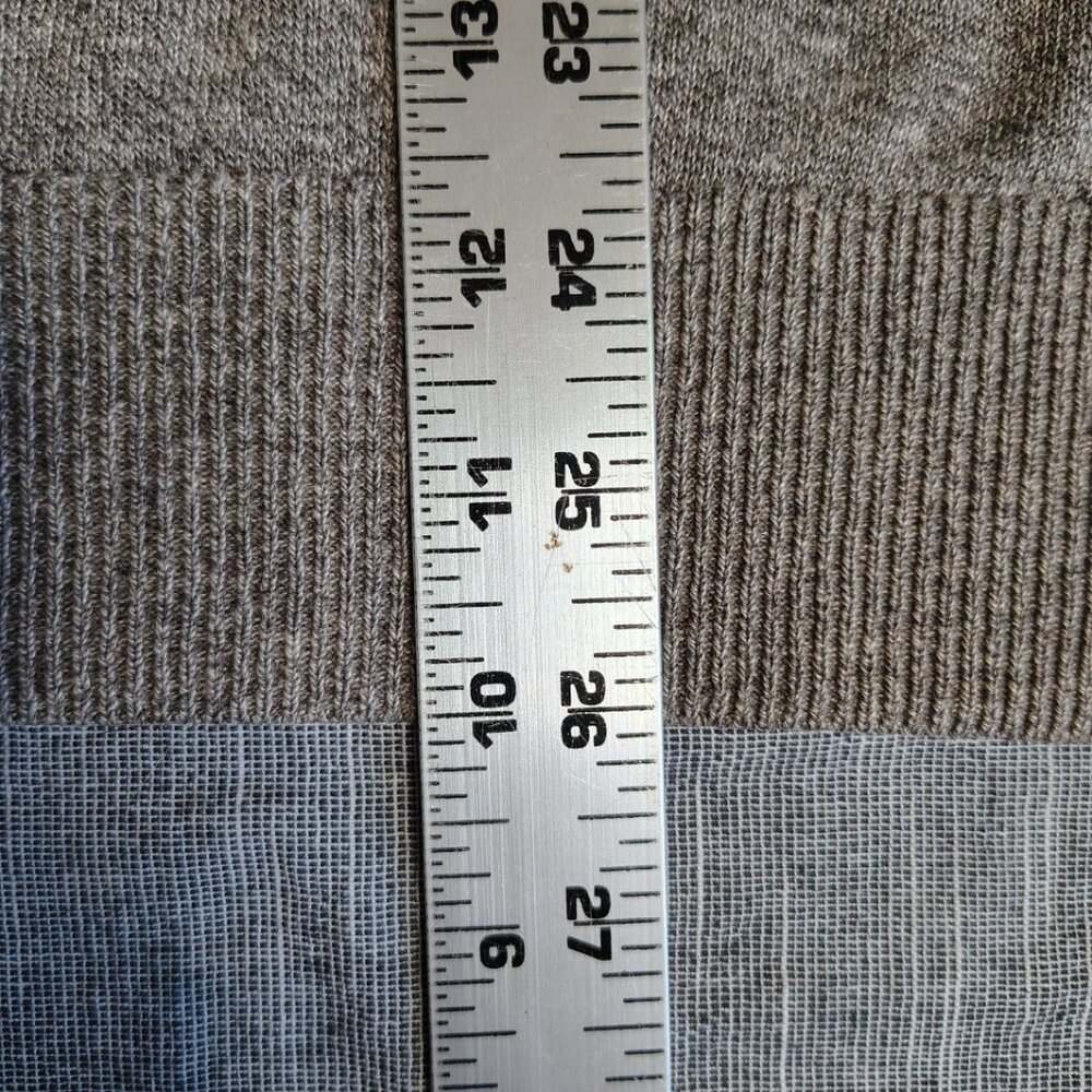Banana Republic Sweater Size Medium Beige Silk Linen Striped Crewneck‎ - Picture 9 of 11